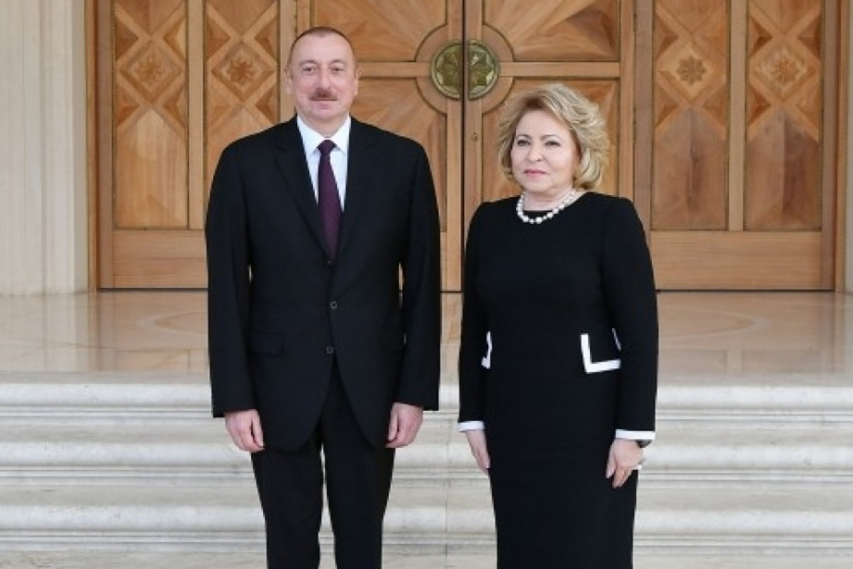 Валентина Матвиенко направила азербайджанскому лидеру поздравительное письмо