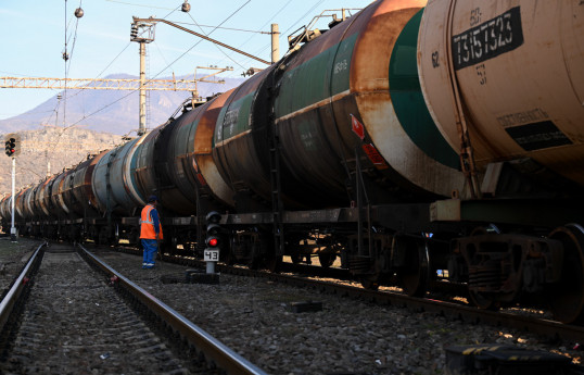 Кадры прибытия первой партии нефтепродуктов, отправленных из Азербайджана в Армению-ФОТО -ВИДЕО 