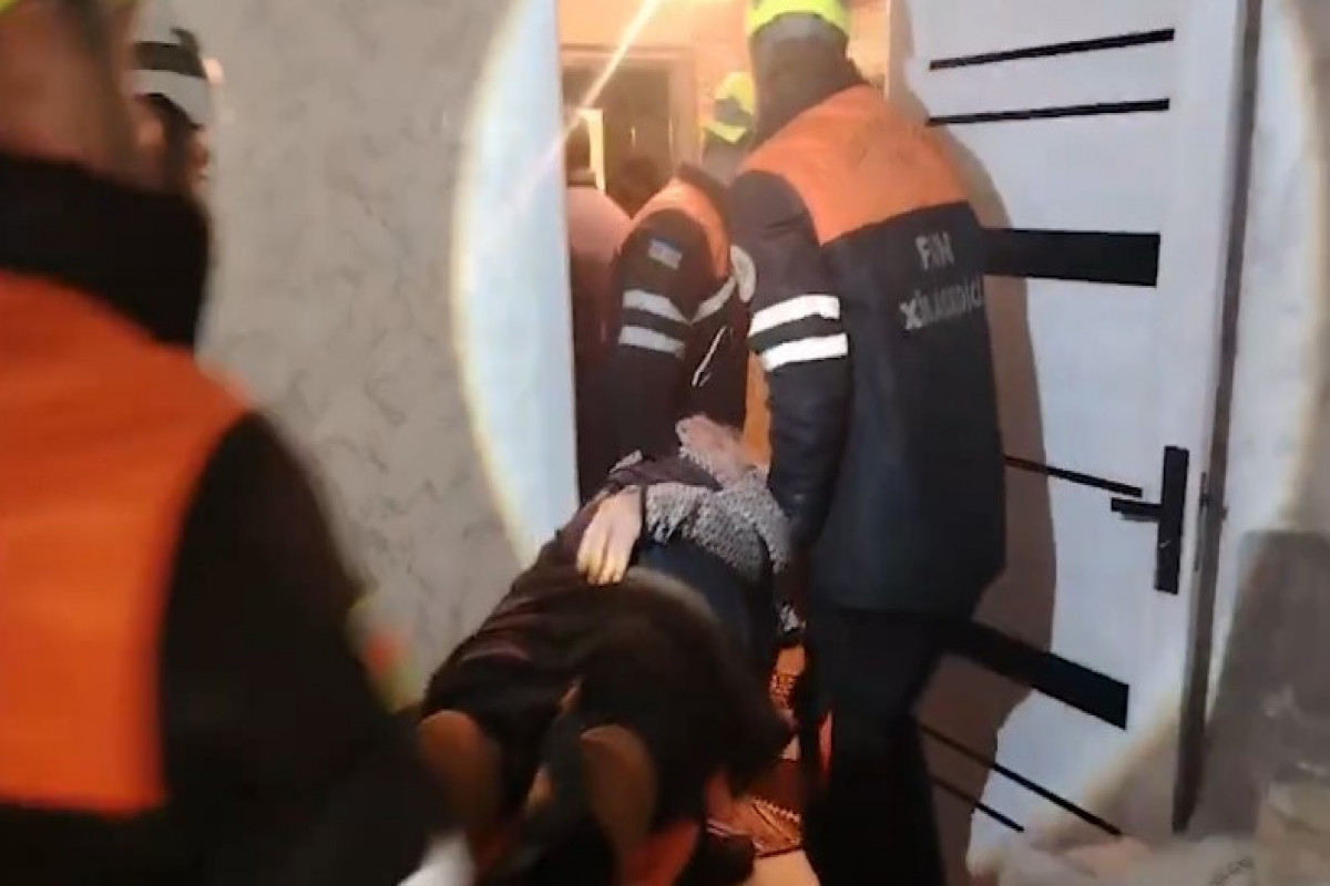 В Хырдалане в доме обнаружены три человека без сознания из-за отравления угарным газом -ВИДЕО 