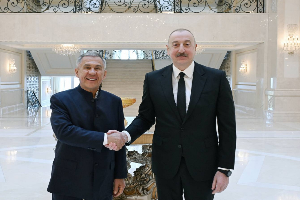 Раис Республики Татарстан поздравил Президента Ильхама Алиева