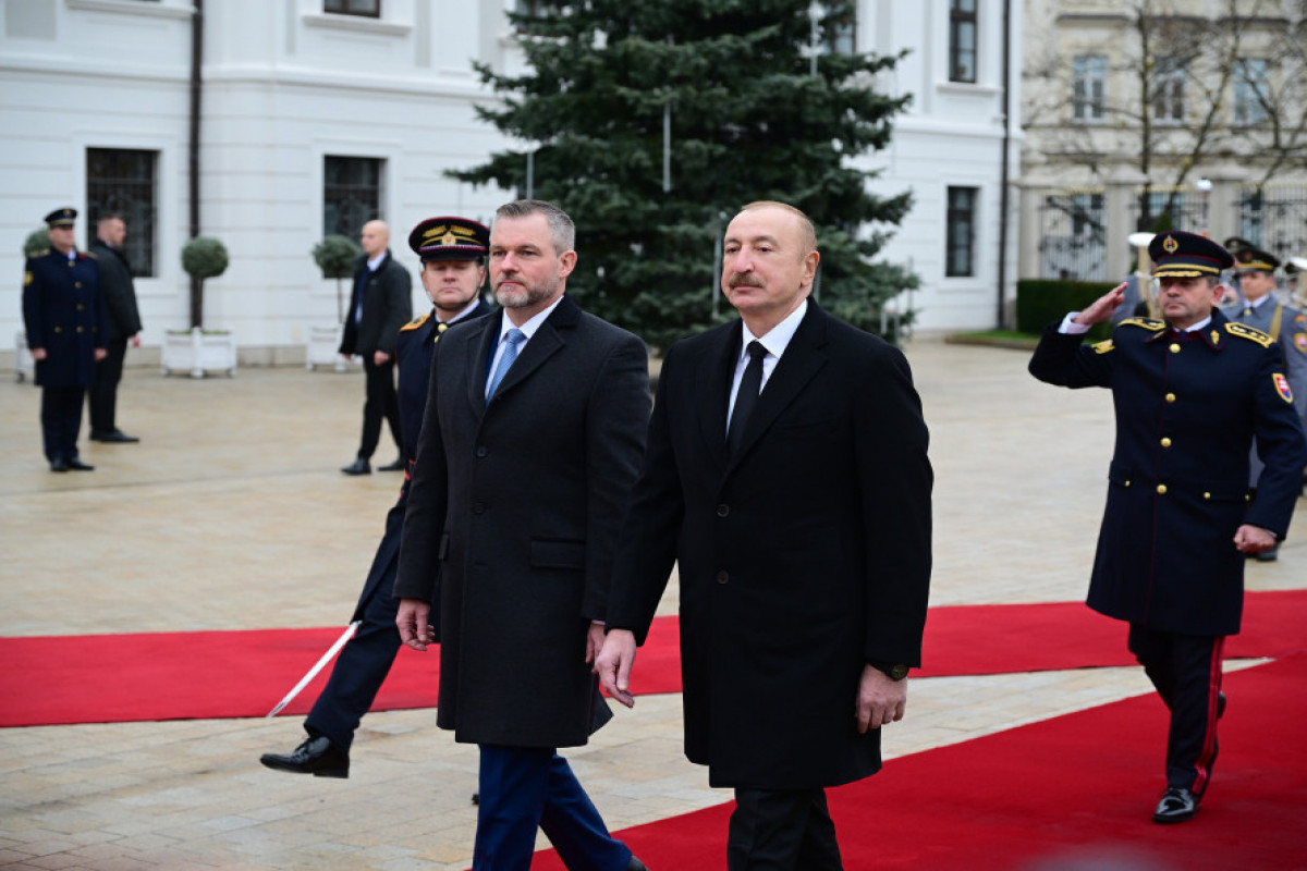 Президент Словакии Петер Пеллегрини, Президент Азербайджана Ильхам Алиев