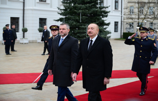Президент Словакии Петер Пеллегрини, Президент Азербайджана Ильхам Алиев