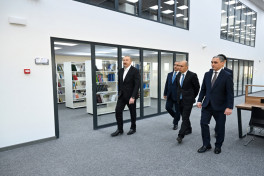 Президент Азербайджана принял участие в открытии здания факультета бизнеса и экономики Карабахского университета