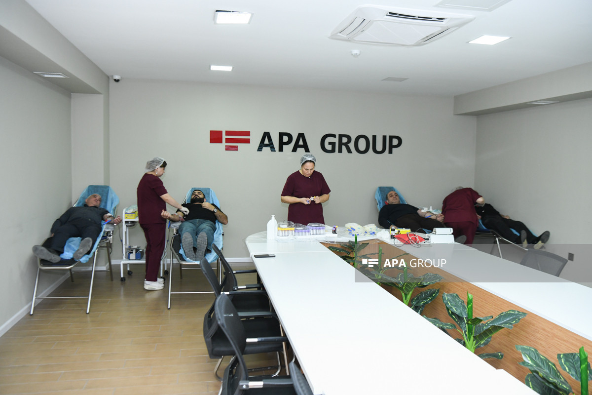 В «APA Media Group»  прошла донорская акция-ФОТО 