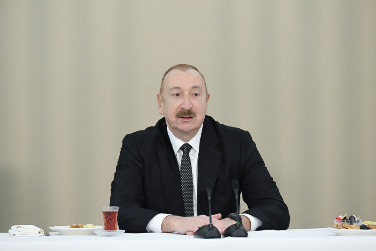 Президент: Говорившие "Карабах – это Армения, и точка" были вынуждены заявить "Карабах – это Азербайджан!"
