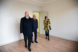 Президент Ильхам Алиев принял участие в открытии 2-го жилого комплекса в Агдаме и встретился с переселившимися сюда жителями - ОБНОВЛЕНО 