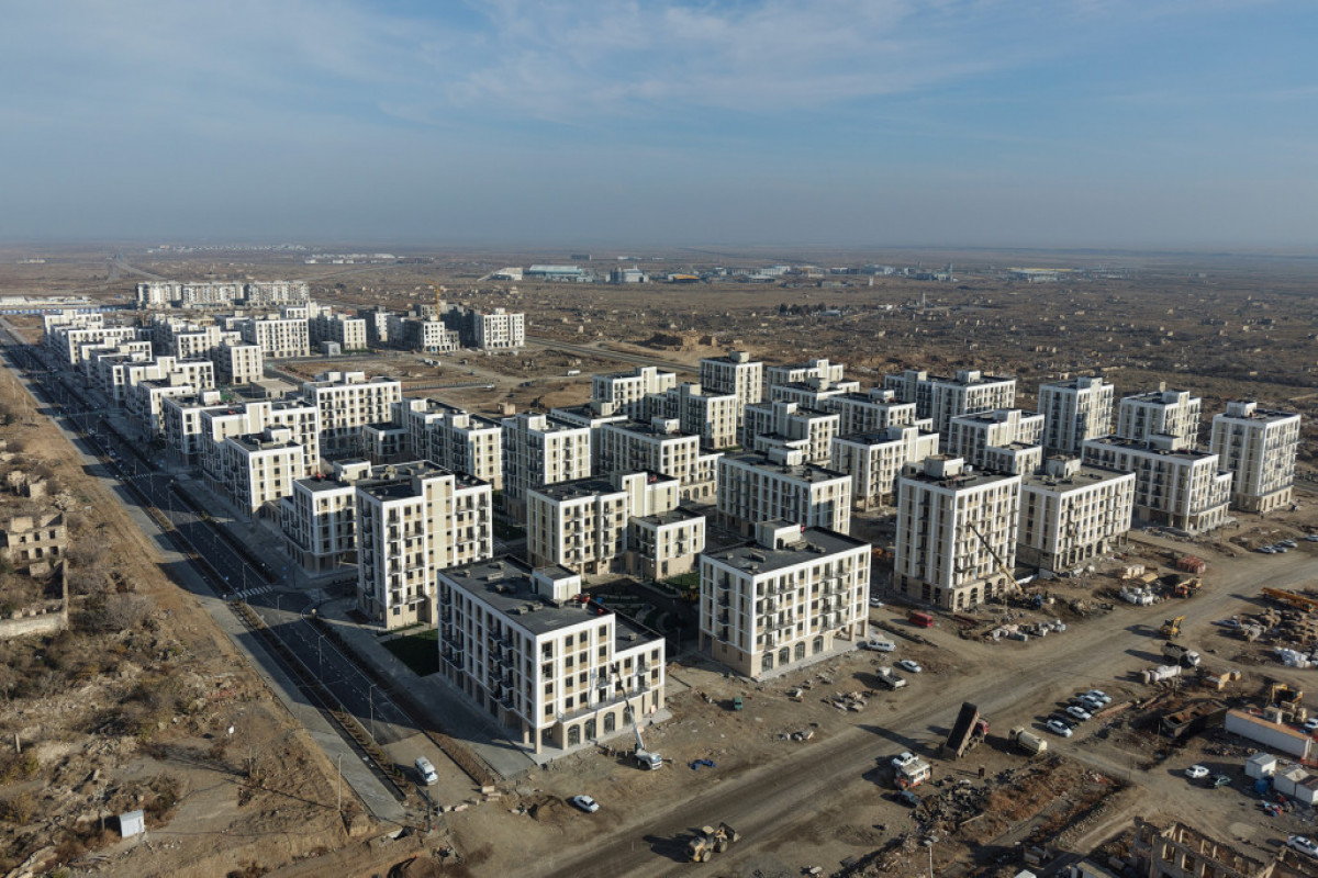 Во втором жилом комплексе в Агдаме построено 60 зданий