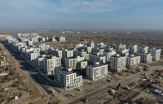 Во втором жилом комплексе в Агдаме построено 60 зданий