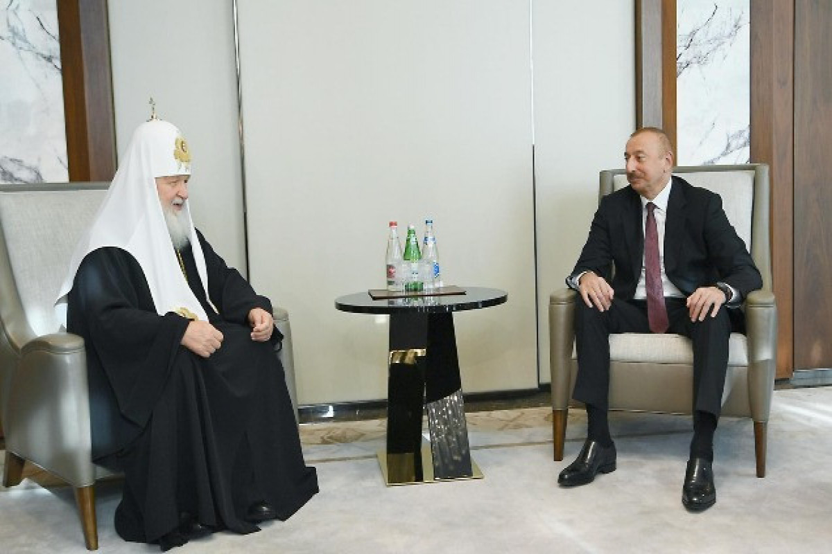 Патриарх Московский и всея Руси Кирилл поздравил Президента Азербайджана