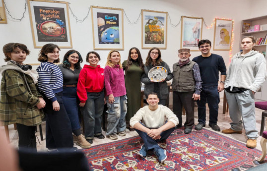 Лейла Алиева посетила ANİMAFİLM Studio