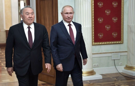 Президент РФ Владимир Путин, Нурсултан Назарбаев