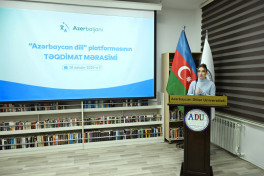 Состоялась презентация платформы «Азербайджанский язык»