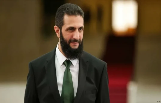 Президент переходного периода Сирийской Арабской Республики Ахмед аль-Шараа