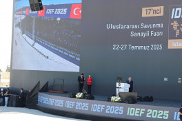 Руководство Минобороны Азербайджана принимает участие в выставке «IDEF 2025» в Турции