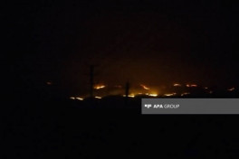 К тушению пожара на территории Агдамского и Агдеринского районов привлечены 2 вертолета - ВИДЕО -ОБНОВЛЕНО-6 