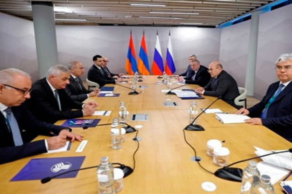 Состоялась встреча премьер-министров России и Армении