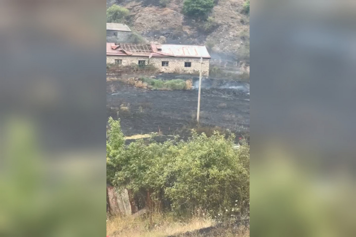 В Шушинском районе произошел пожар в результате короткого замыкания