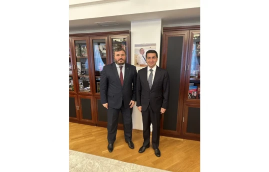 Помощник Президента Азербайджана встретился с послом Украины