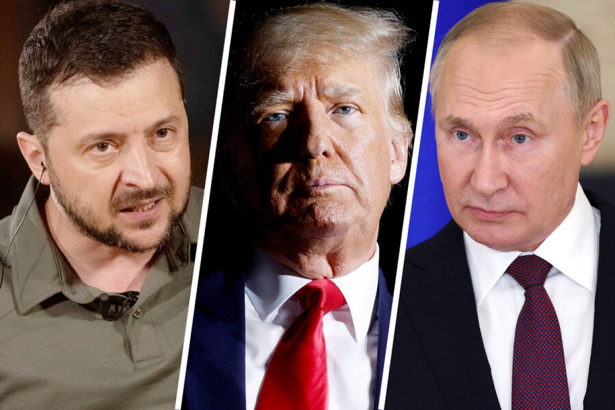 Владимир Зеленский, Дональд Трамп, Владимир Путин