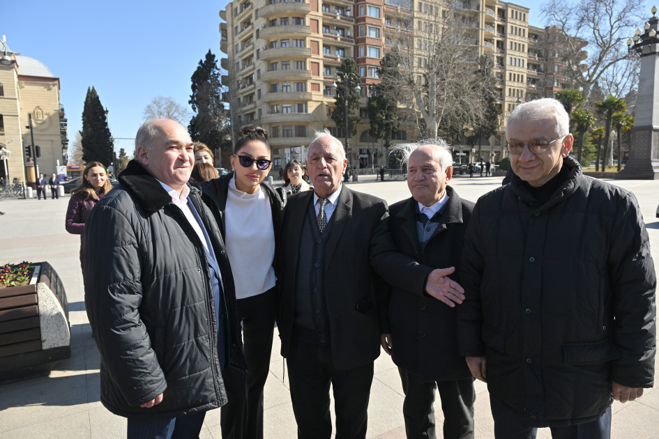 Первый вице-президент Мехрибан Алиева совершила поездку в Гянджу