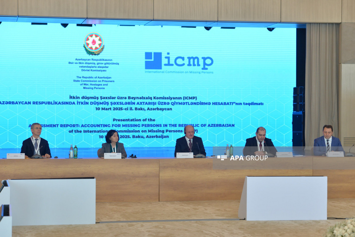 Представлен оценочный отчет ICMP по поиску пропавших без вести в Азербайджане-ФОТО 