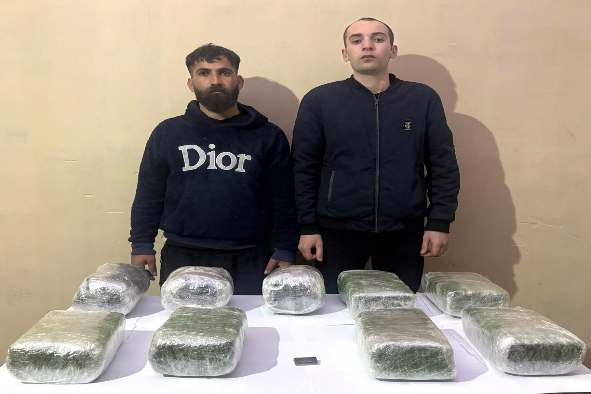 Задержаны лица, пытавшиеся переправить на территорию Азербайджана крупную партию наркотиков
