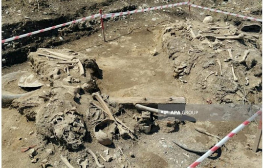 В селе Сырхавенд Агдеринского района найдены кости, предположительно, человеческие