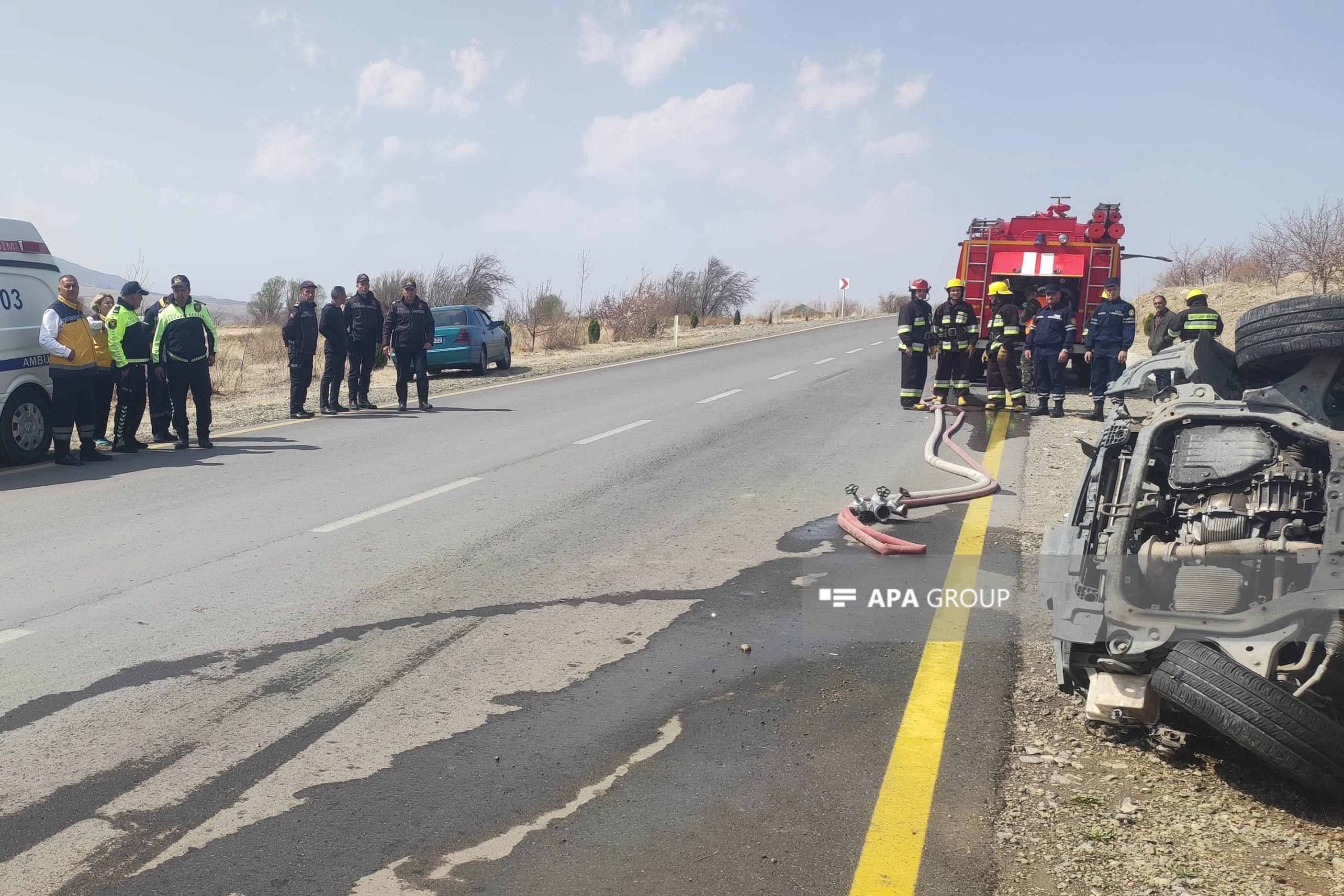 В Ордубаде семья попала в аварию, среди пострадавших - 9-летние дети-ФОТО -ВИДЕО -ОБНОВЛЕНО 
