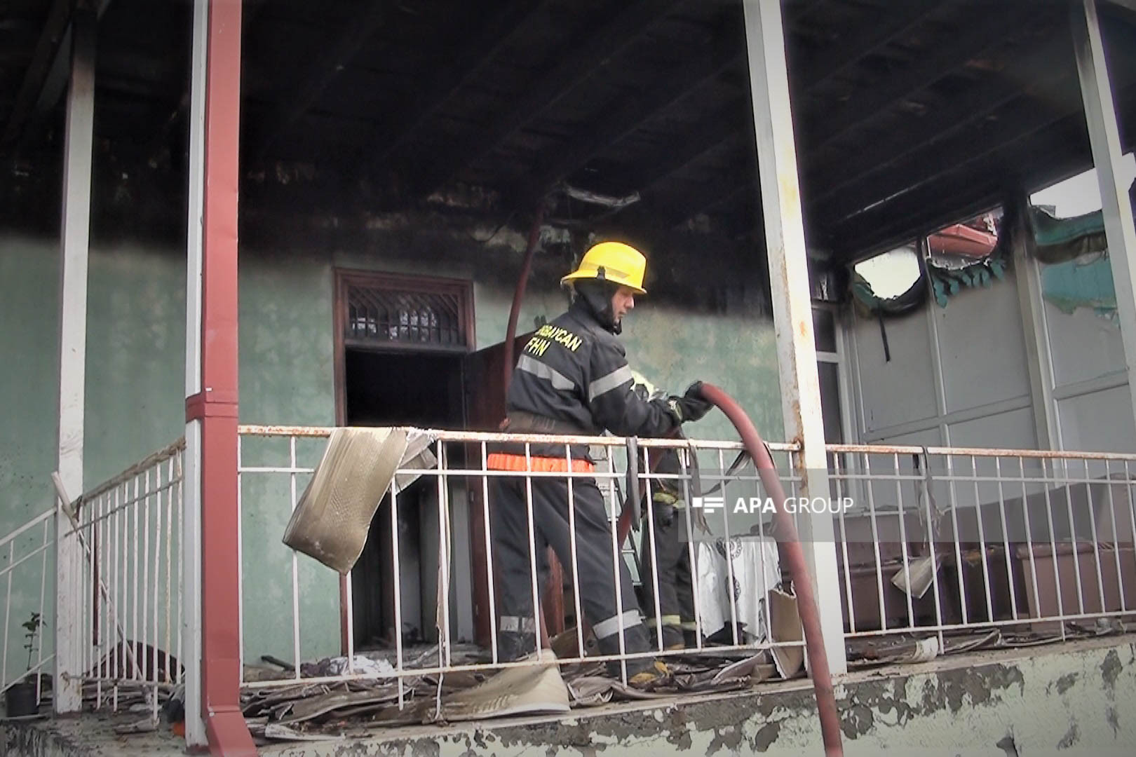 В Загатале произошел пожар в доме, погибла 53-летняя женщина -ФОТО 