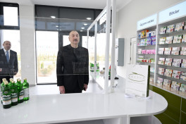 Президент Ильхам Алиев и первая леди Мехрибан Алиева приняли участие в  открытии первого этапа села Сарыджалы Агдамского района-ОБНОВЛЕНО-2 -ФОТО 