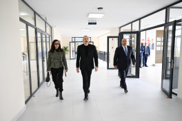 Президент Ильхам Алиев и первая леди Мехрибан Алиева приняли участие в  открытии первого этапа села Сарыджалы Агдамского района-ОБНОВЛЕНО-2 -ФОТО 