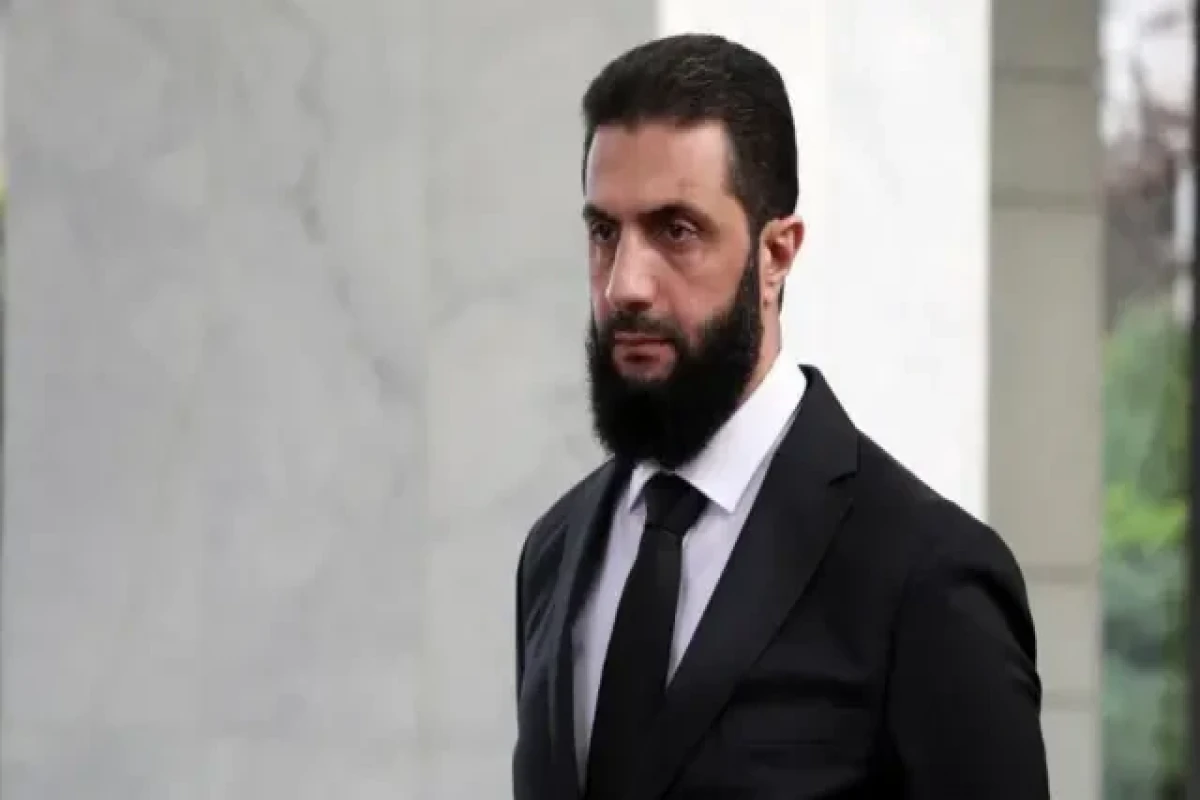Временный президент Сирии Ахмед аш-Шараа