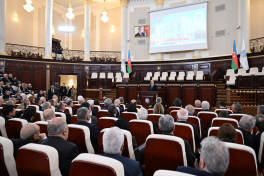 Состоялось собрание, посвящённое 80-летнему юбилею НАНА, Президент Ильхам Алиев выступил на мероприятии-ОБНОВЛЕНО 