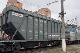 Состав с зерном проследовал в Армению транзитом через Азербайджан - ФОТО-ВИДЕО 