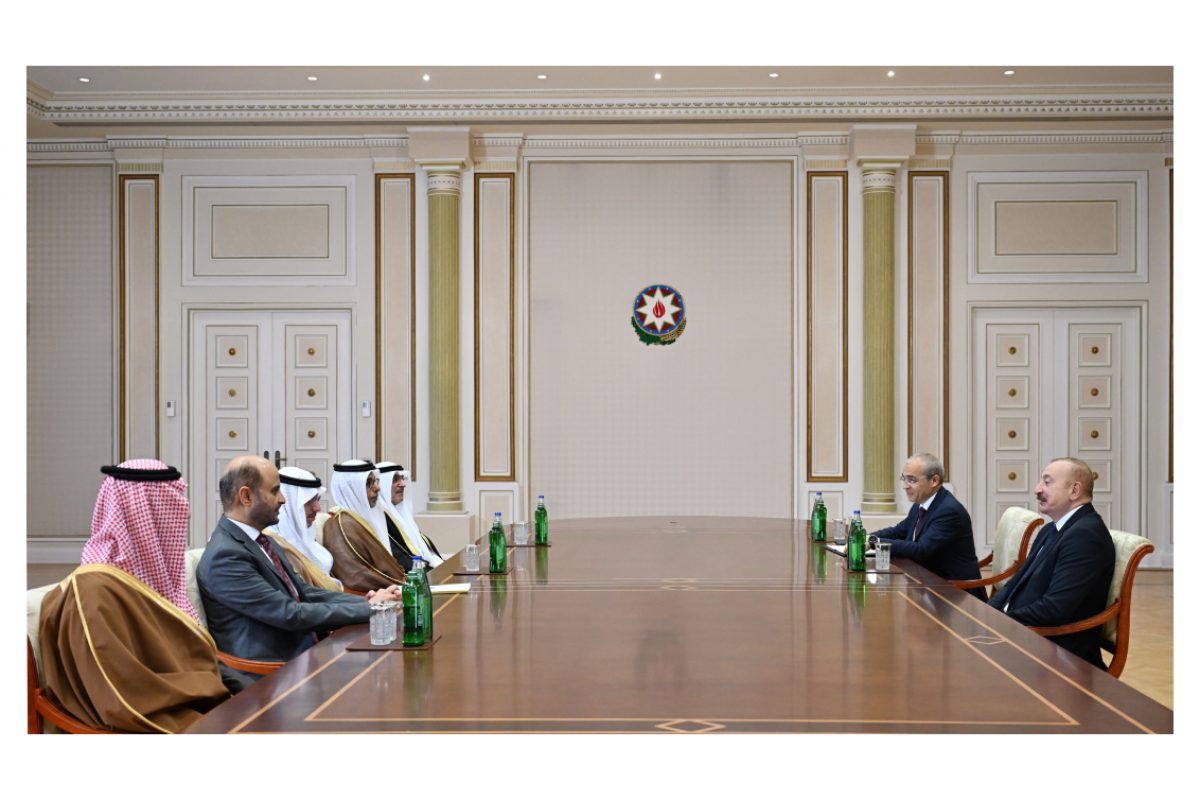 Президент Азербайджана  принял руководителей структур, входящих в Арабскую координационную группу