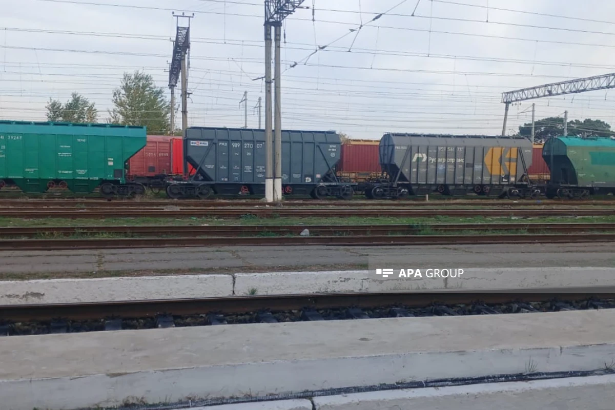 Состав с российским зерном для Армении отправляется из Азербайджана в Грузию - ФОТО -ВИДЕО 
