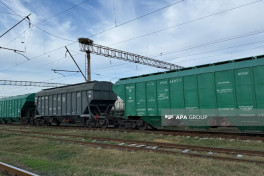 Состав с российским зерном для Армении отправляется из Азербайджана в Грузию - ФОТО -ВИДЕО 