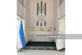 Азербайджанские журналисты ознакомились с деятельностью Президентской школы и Академии Мамуна в Хиве-ФОТО 