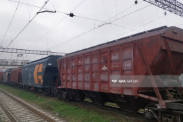 Состав с казахстанским зерном отправлен из Азербайджана в Армению - ОБНОВЛЕНО-1-ФОТО 