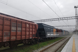 Состав с казахстанским зерном отправлен из Азербайджана в Армению - ОБНОВЛЕНО-1-ФОТО 