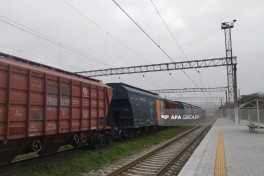 Состав с казахстанским зерном отправлен из Азербайджана в Армению - ОБНОВЛЕНО-1-ФОТО 