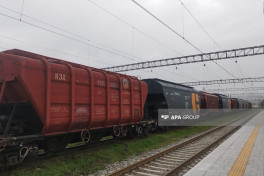 Состав с казахстанским зерном отправлен из Азербайджана в Армению - ОБНОВЛЕНО-1-ФОТО 