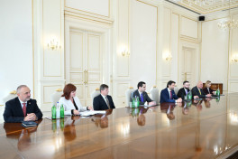 Президент Азербайджана принял министра обороны Словакии
