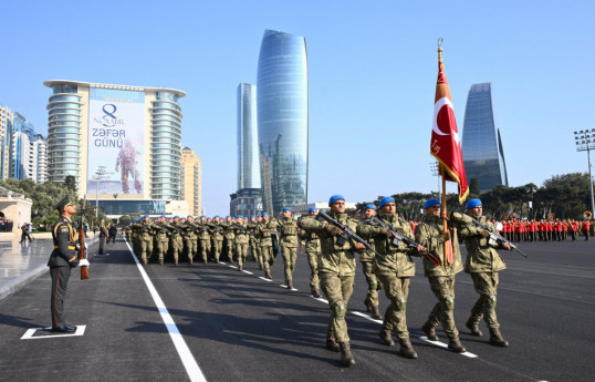 Министерство обороны Турции поделилось публикацией о военном параде в Баку