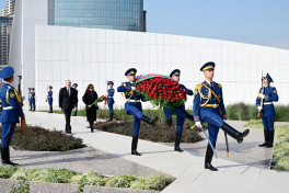 Президент и первая леди приняли участие в открытии Музея Победы в Баку-ФОТО 