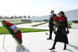 Президент и первая леди приняли участие в открытии Музея Победы в Баку-ФОТО 