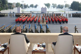 Президент Турции поделился фотографиями с военного парада в Баку-ФОТО 