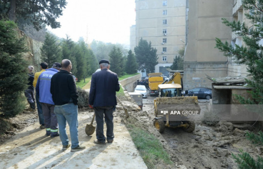 оползень в Ахмедлы