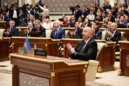 Президент Ильхам Алиев принял участие в церемонии вручения Международной премии «Наследие будущего» в Ташкенте