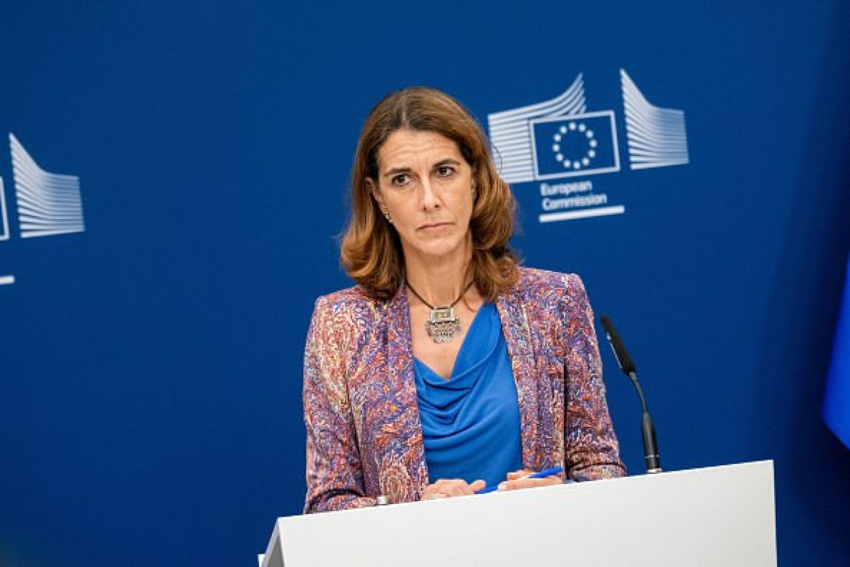Пресс-секретарь Еврокомиссии Паула Пинью